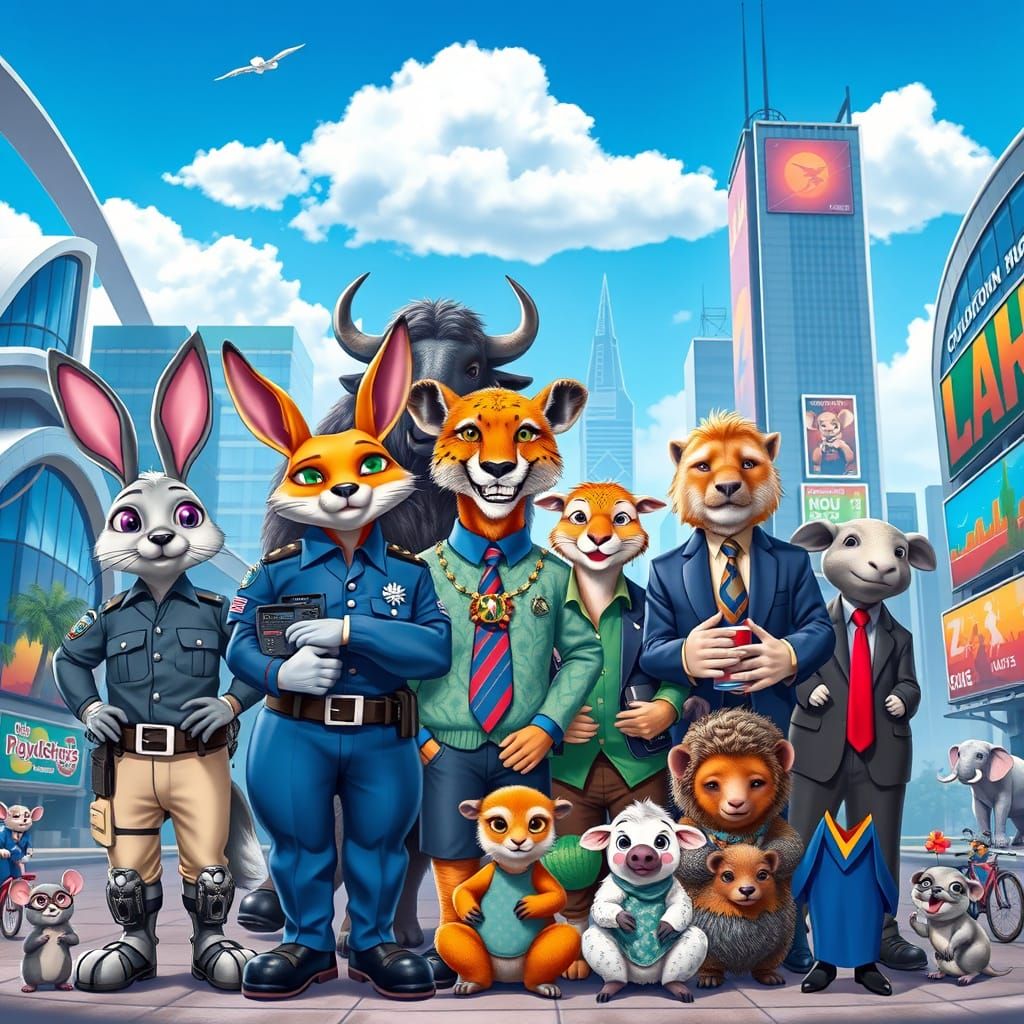 Urban Animal Community in Vibrant Metropolis