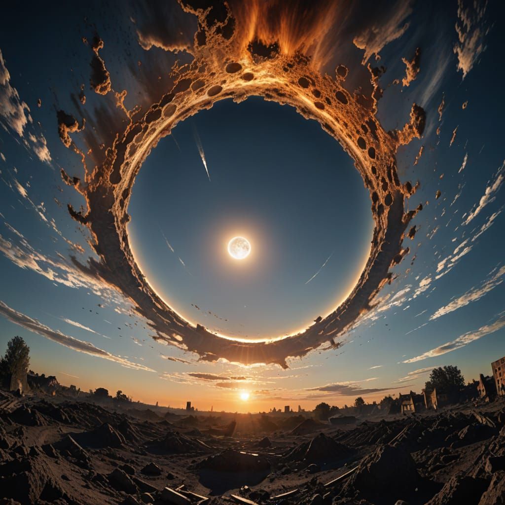 Bright Hole in Sky: Cosmic Apocalyptic Anomaly