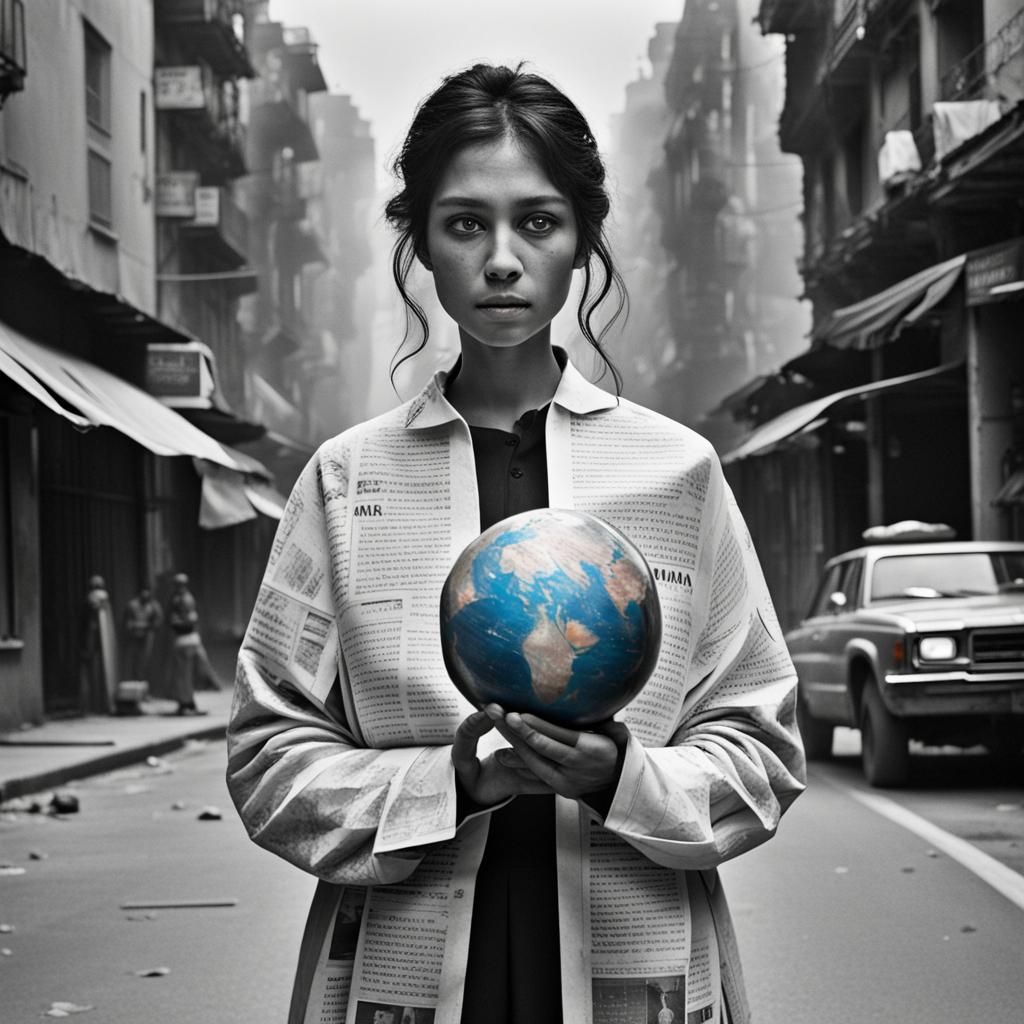 War Zone Figure with Globe and Asteroid