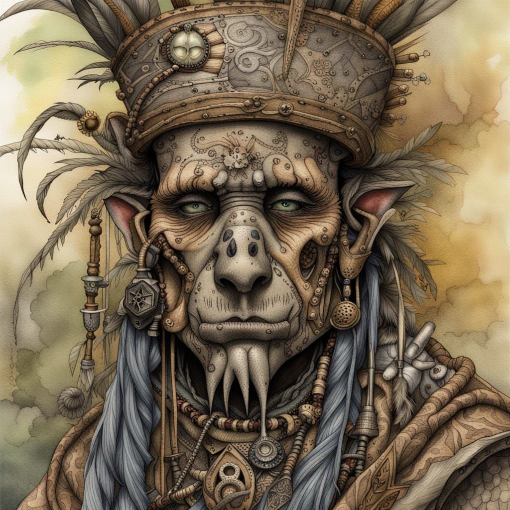 Witchdoctor victorian fantasy V.