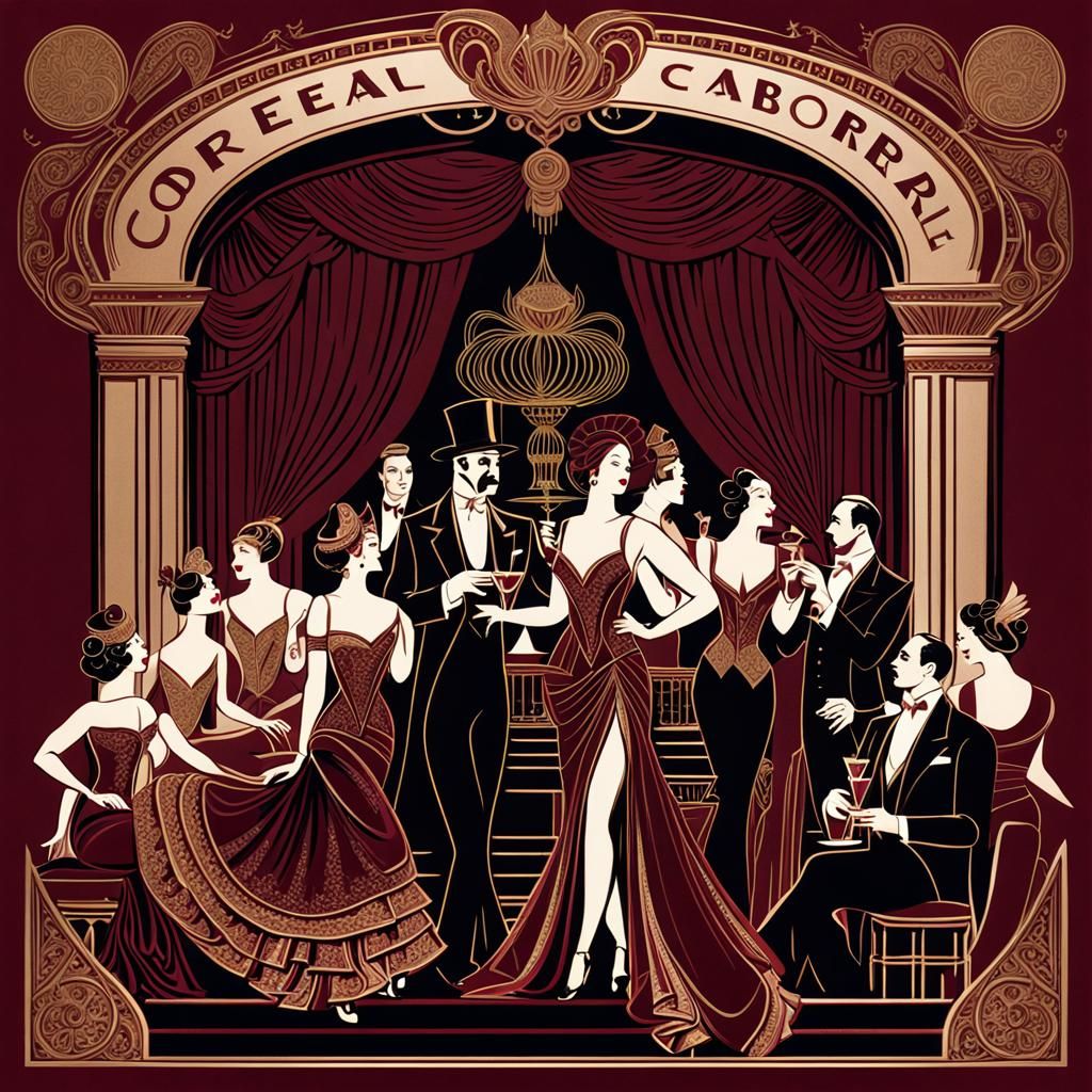 Art Deco Masquerade Ball in Opera House