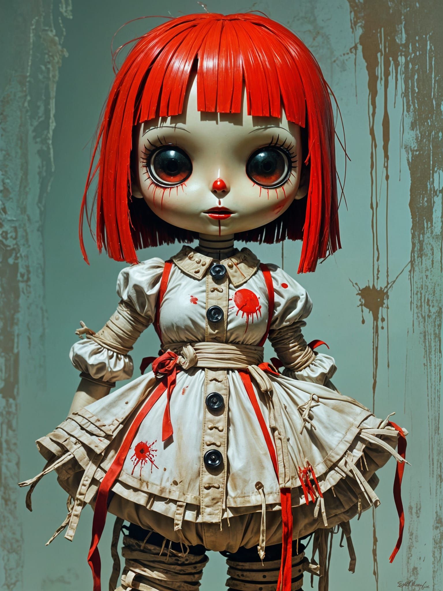 Ethereal Voodoo Doll Confronts Dark Beauty Standards