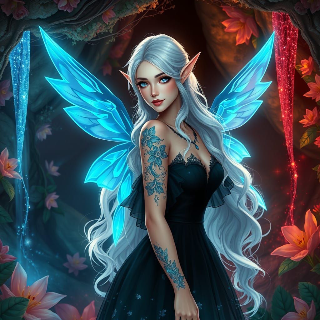 Enchanted Goddess of the Mystical Bloom