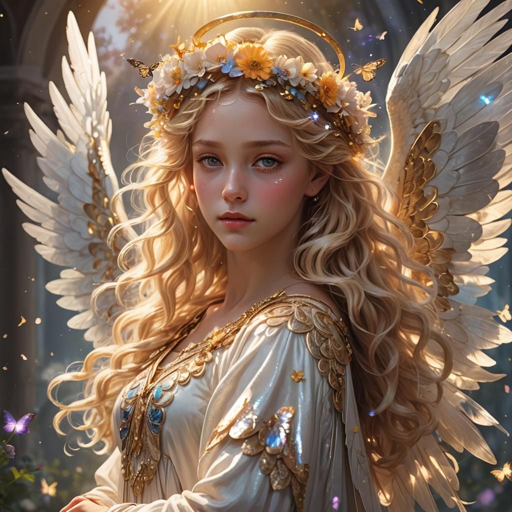 Angel sent from heaven