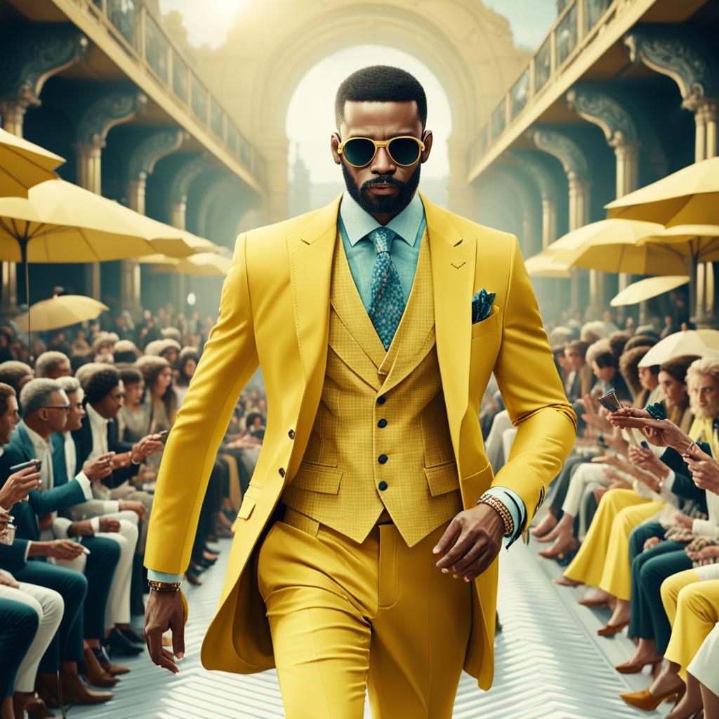 Man in yellow suit