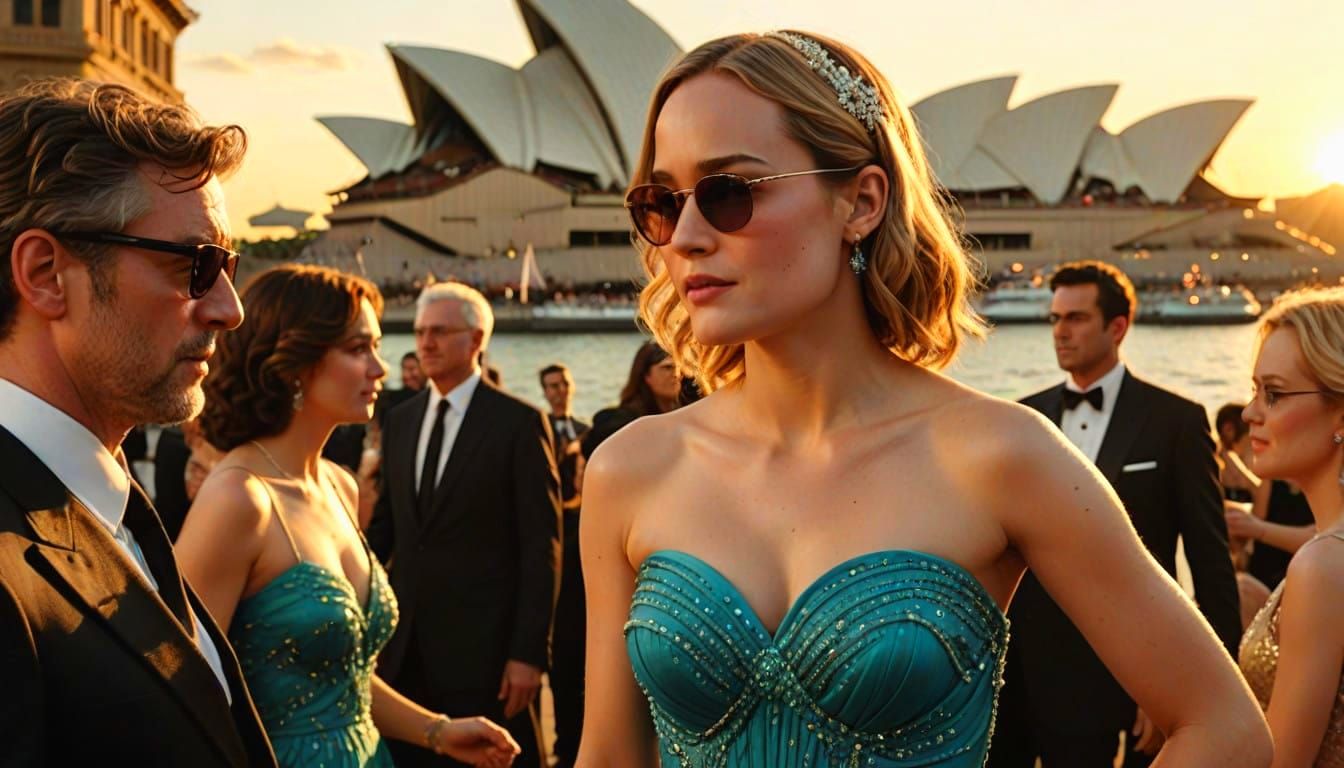 Golden Hour Glamour at Sydney's Opera House