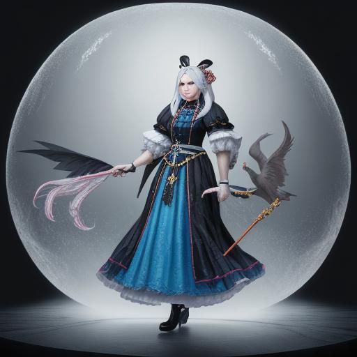 Surreal Boy in Snowy Mirror Landscape