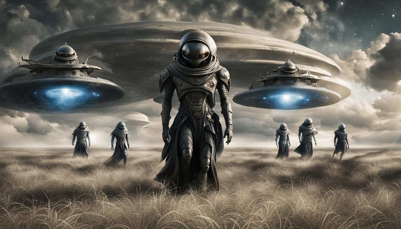 Dramatic Alien Invasion Unfolds in the Sky