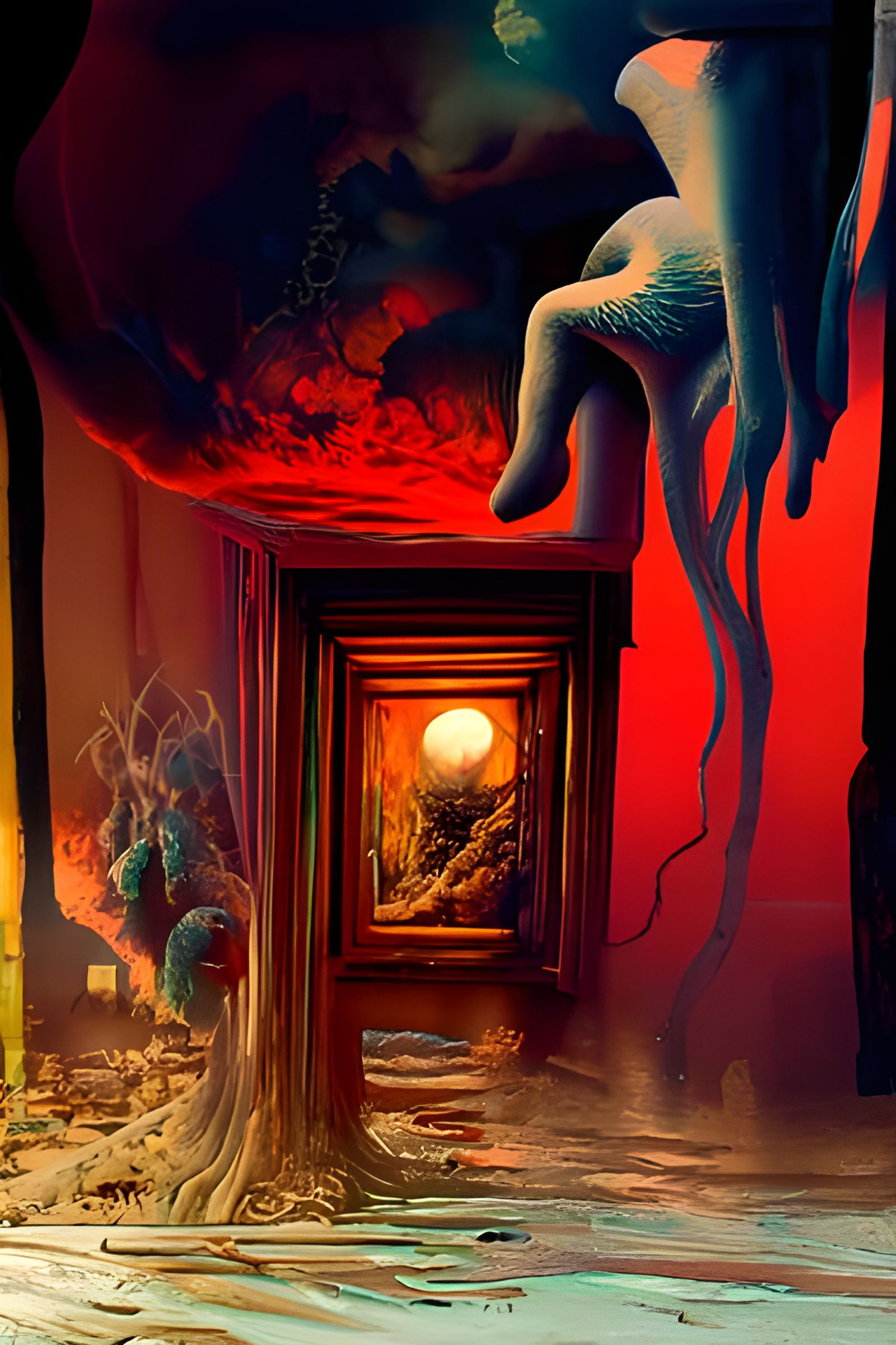 Surreal Dreamscapes in a Film Noir Style