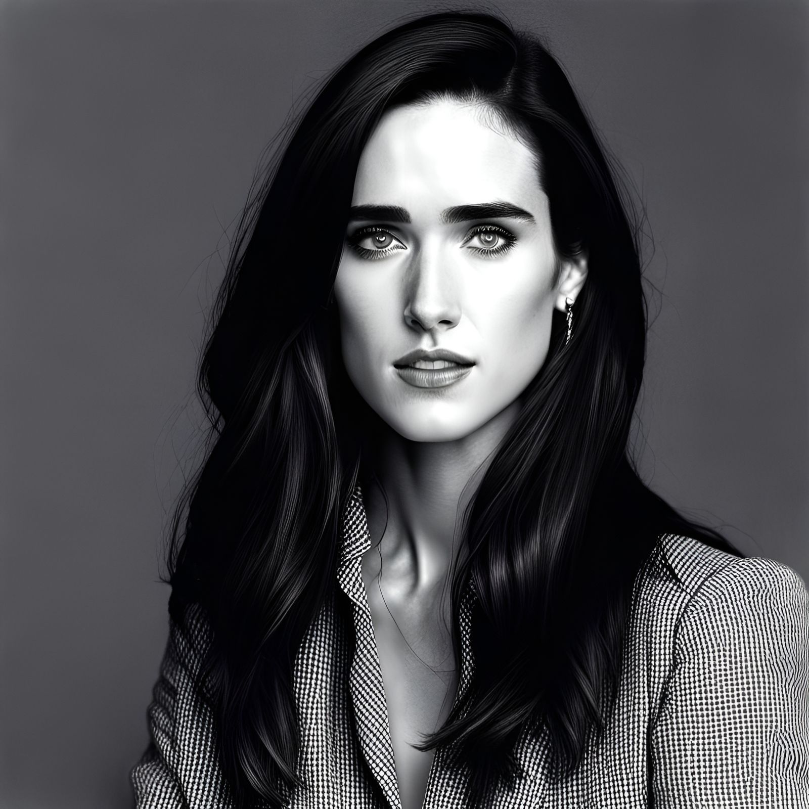 Young Jennifer Connelly: A Realistic Portrait