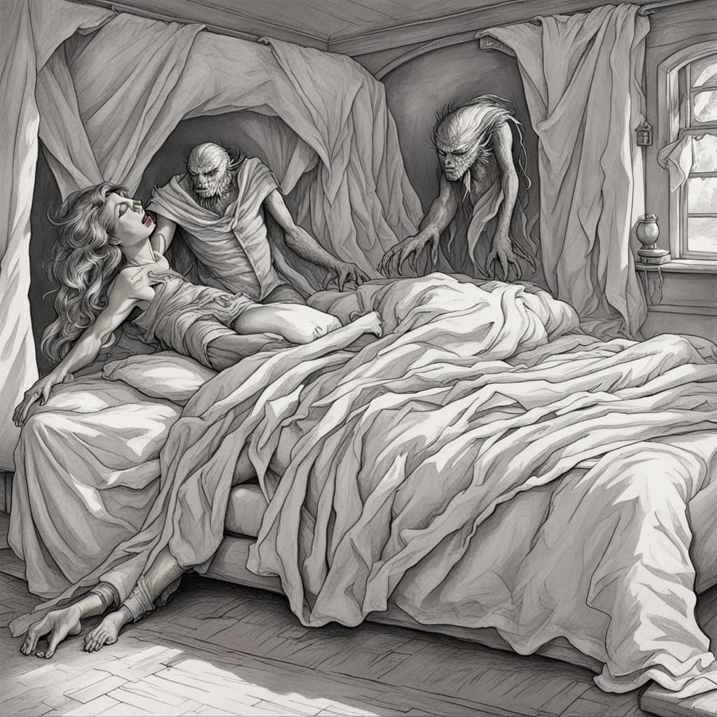 Bedsheets Become an Eldritch Monster