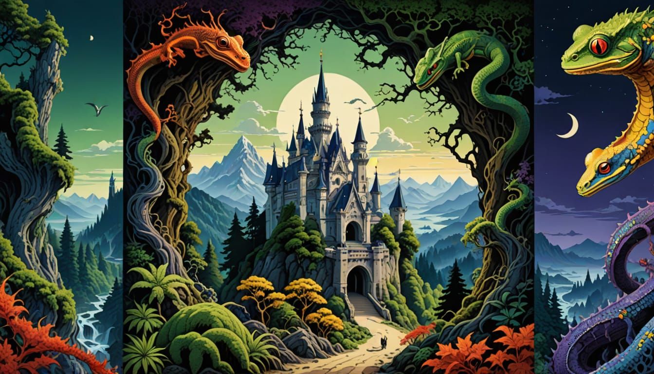 Futuristic Phantasmagoria: A Haunting Vision of Turbulent Se...