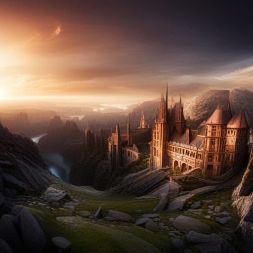 Intricate Worlds Within Worlds Digital Painting