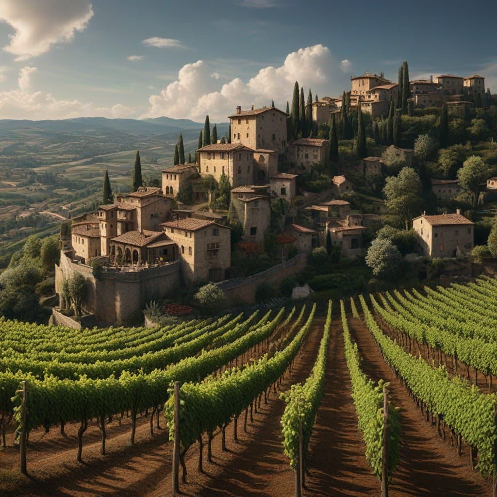 Celebrating National Chianti Day: Fantasy Concept Art