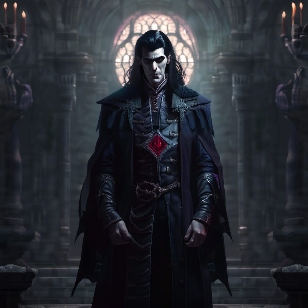 Strahd von Zarovich in His Dark Castle