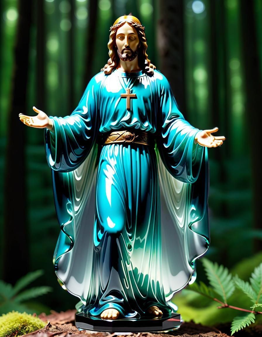 Translucent Glass Figure of Christ