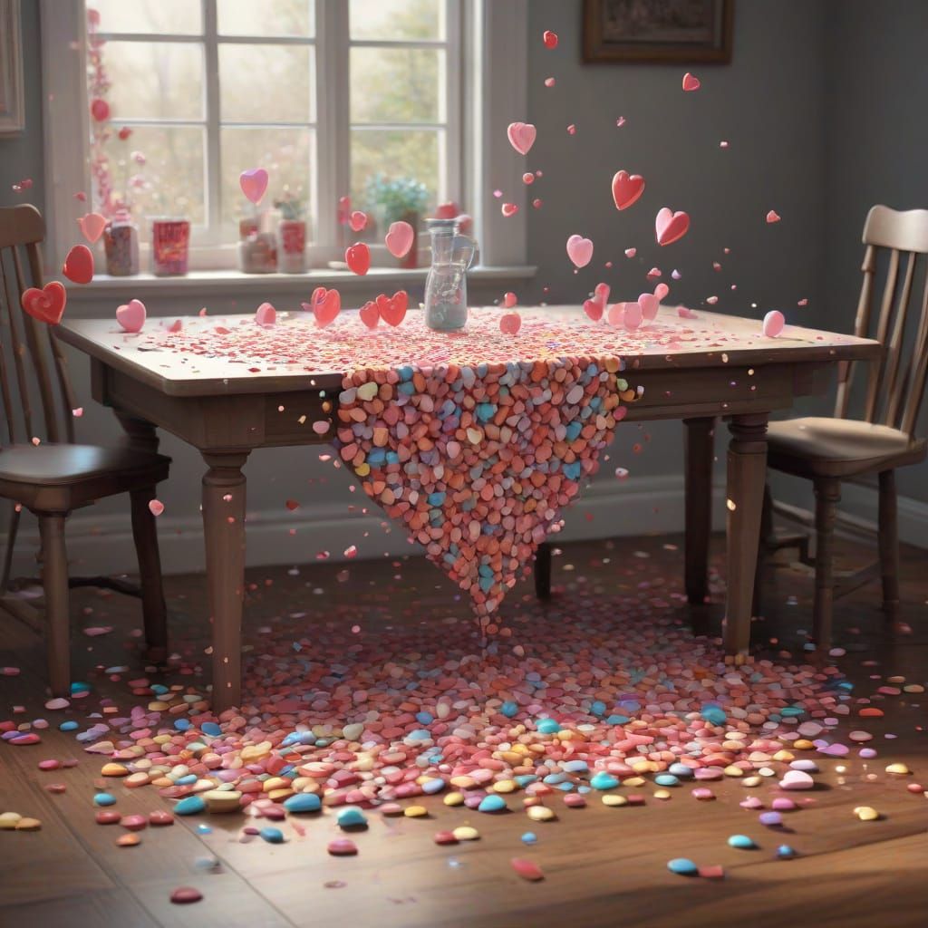 Sweetheart Surprise in Comic Book Style