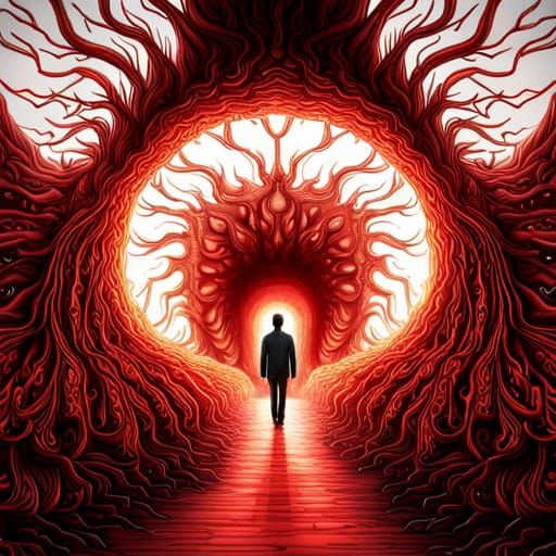 Junji Ito Monsters Engulfed in Occult Portal