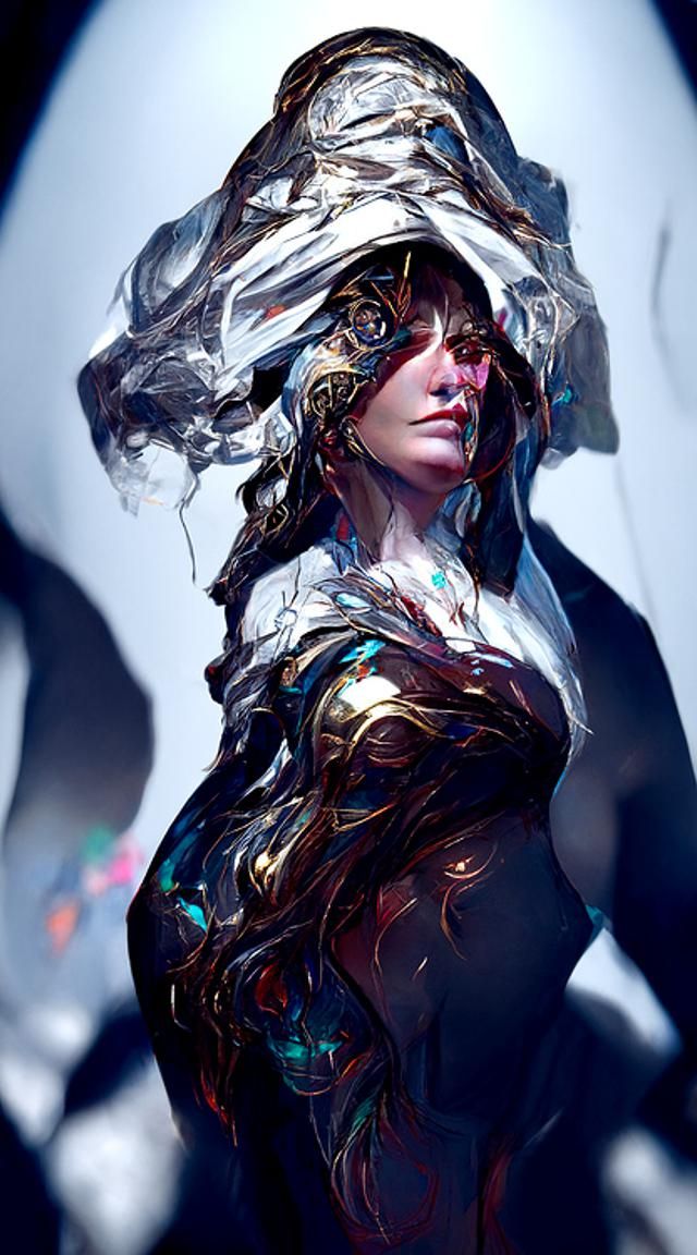 Mother Chaos Portrait in Digital Art Style