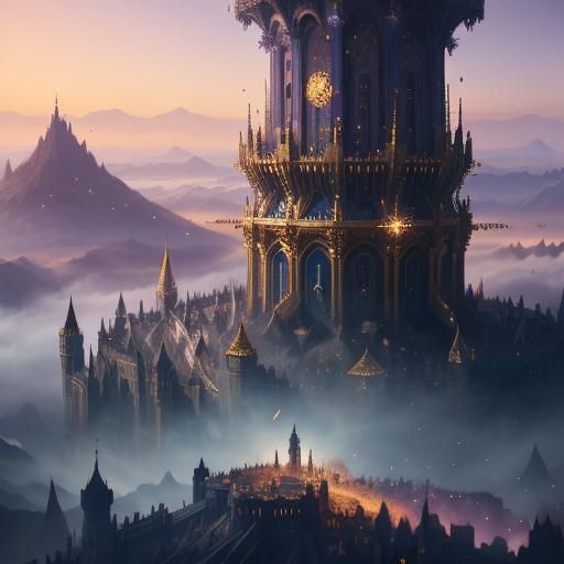 Good and Evil Kings Under Fairy Sparkles