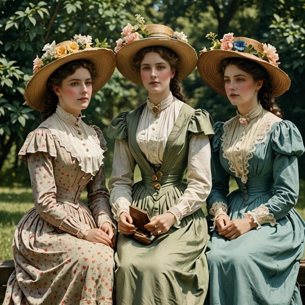 Victorian Women on a Hot Summer's Day