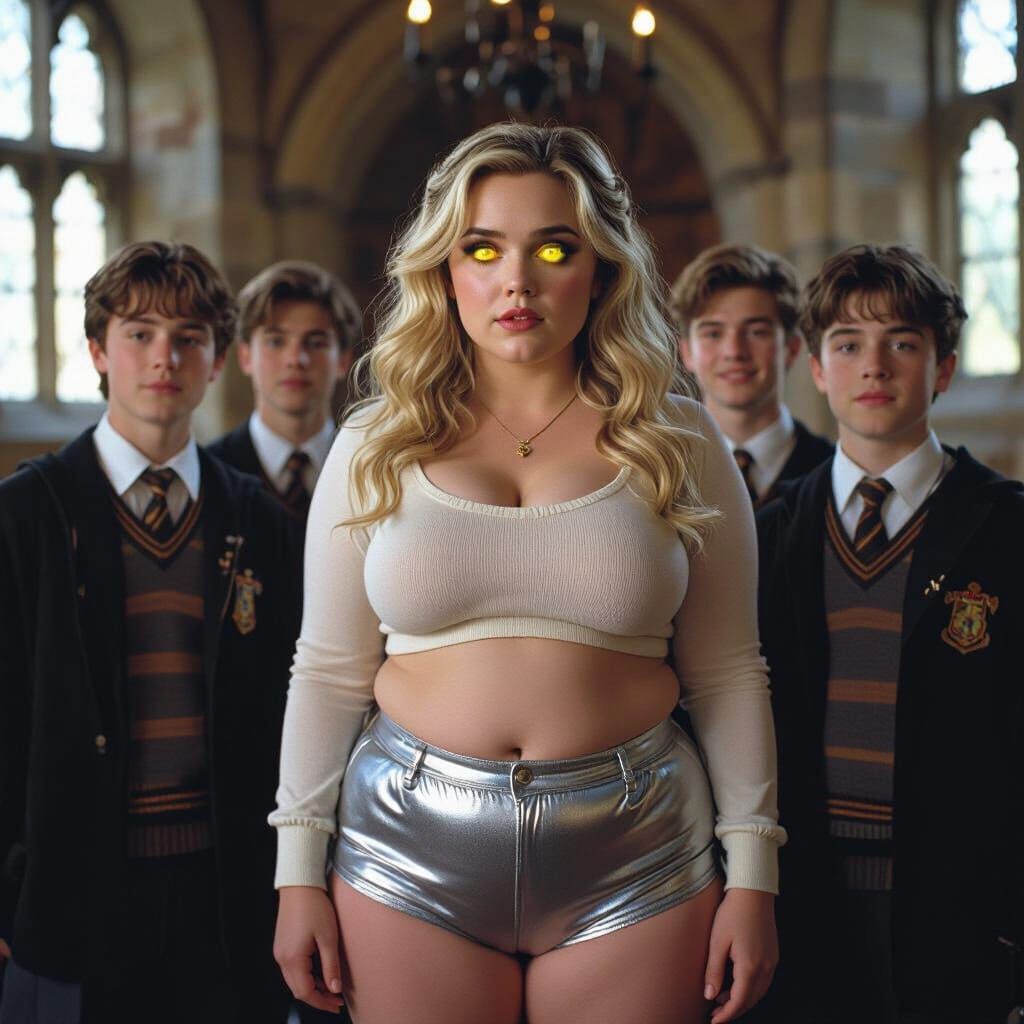 Hypnotized Hermione in Hogwarts, Cinematic Film Still