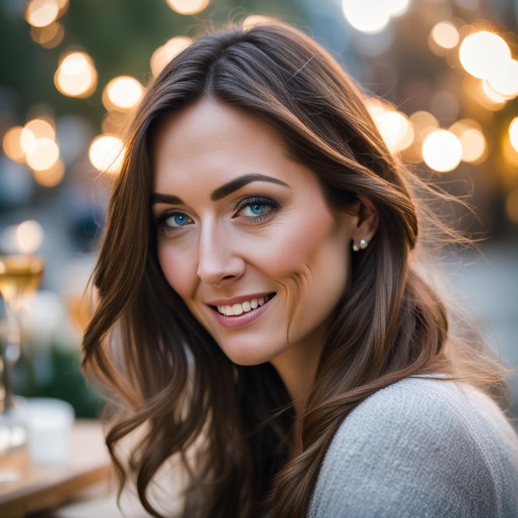 Woman Celebrates Birthday: Professional Photography