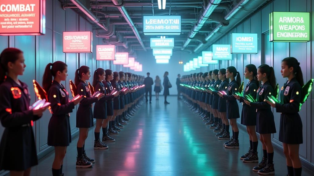 Cyber Angel Schoolchildren Sorted into Specialisms at Academ...