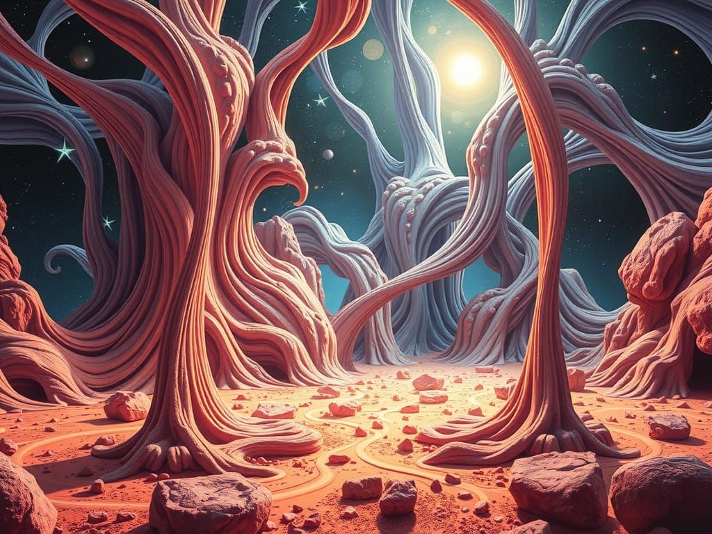 Abstract Elastic Reality: A Pondering Concept