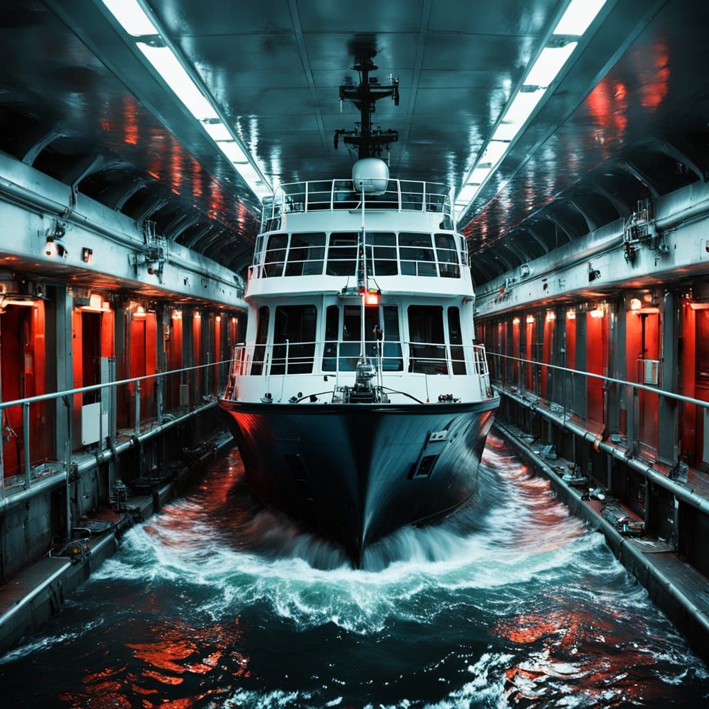 Panic on a Sinking Ship in a Cyberpunk Setting