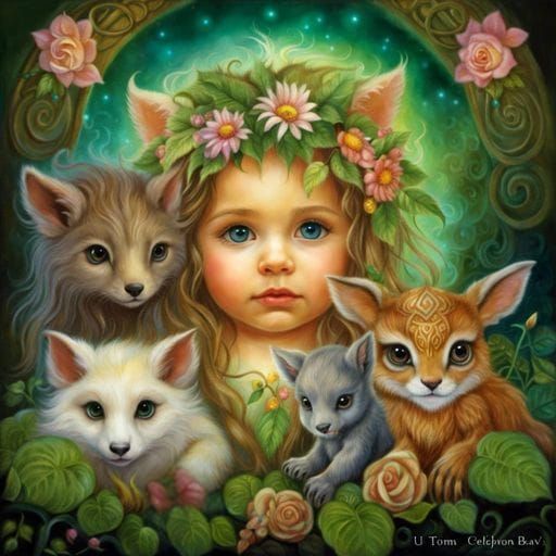 Creature Covered in Light Fur