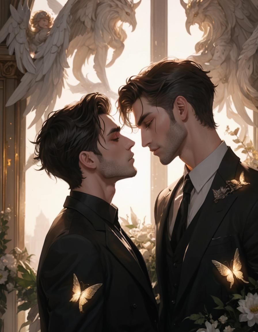 Prismatic Demon and Angel Kiss: Unholy Love