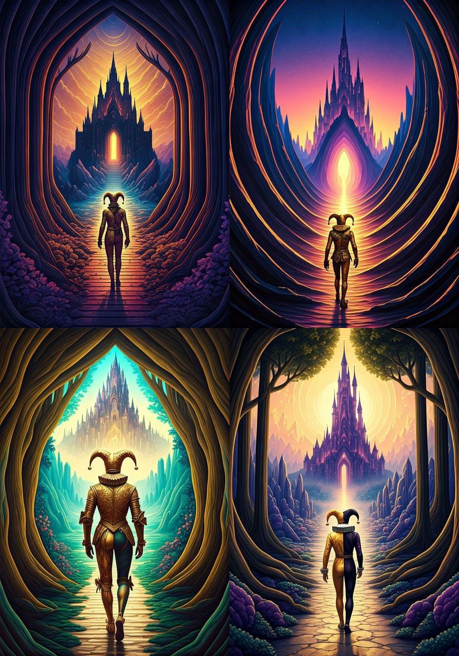 Golden Jester's Mythical Crystal Castle Journey