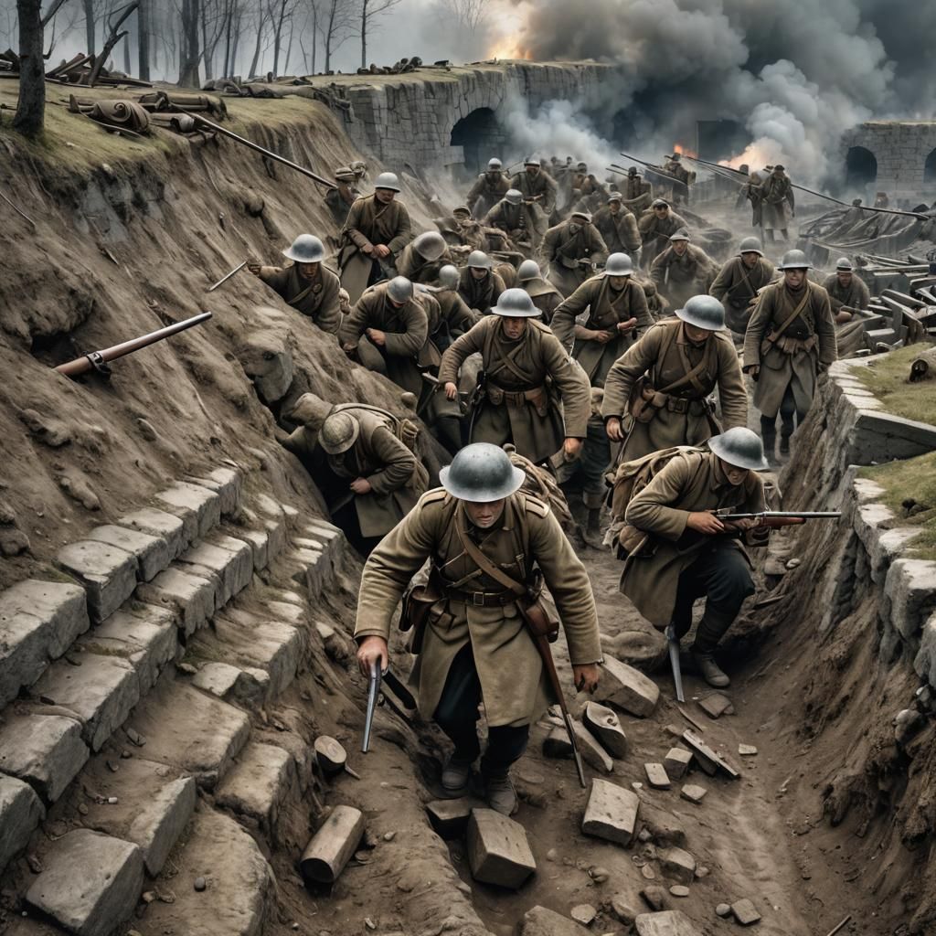 the trenches of Verdun