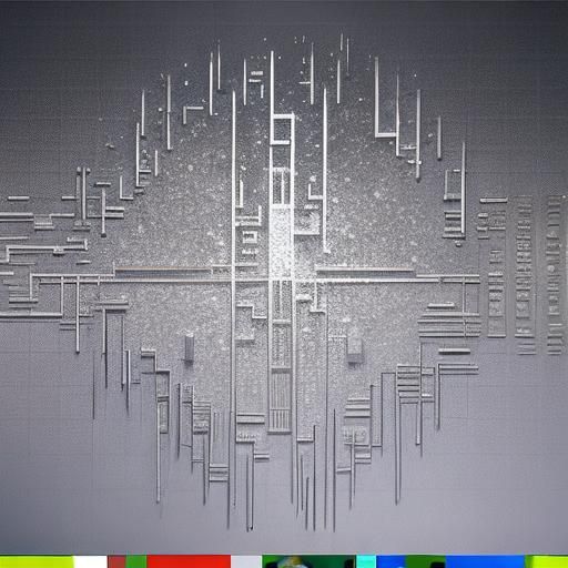 Abstract Engine Splash Screen in Maximalist Style