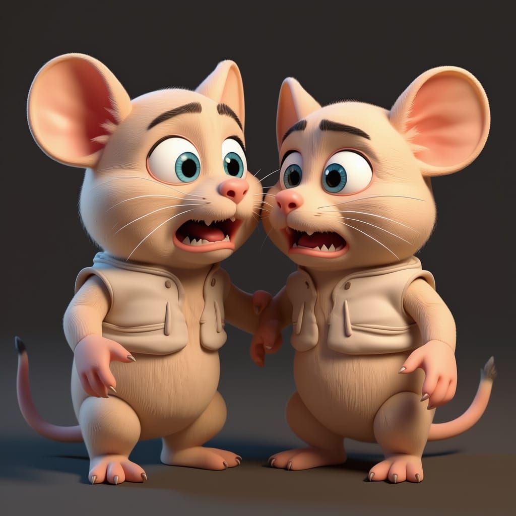 Lightning McQueen in a Gasping Pose