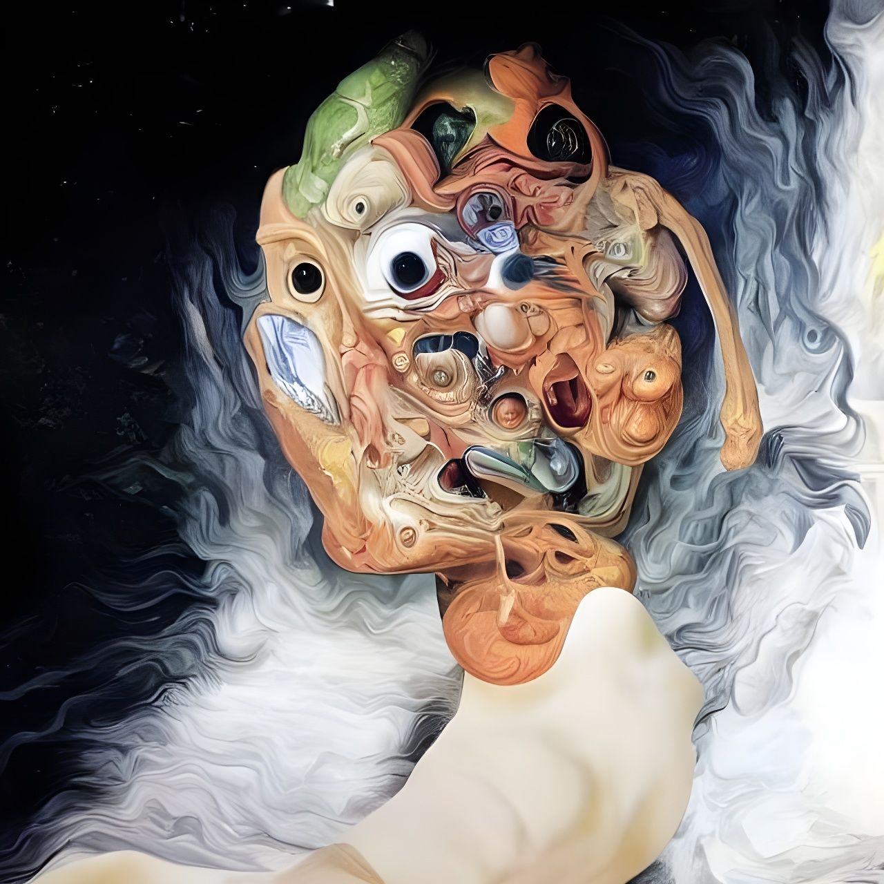 Mandelbulb Fractal Art in Photographic Style