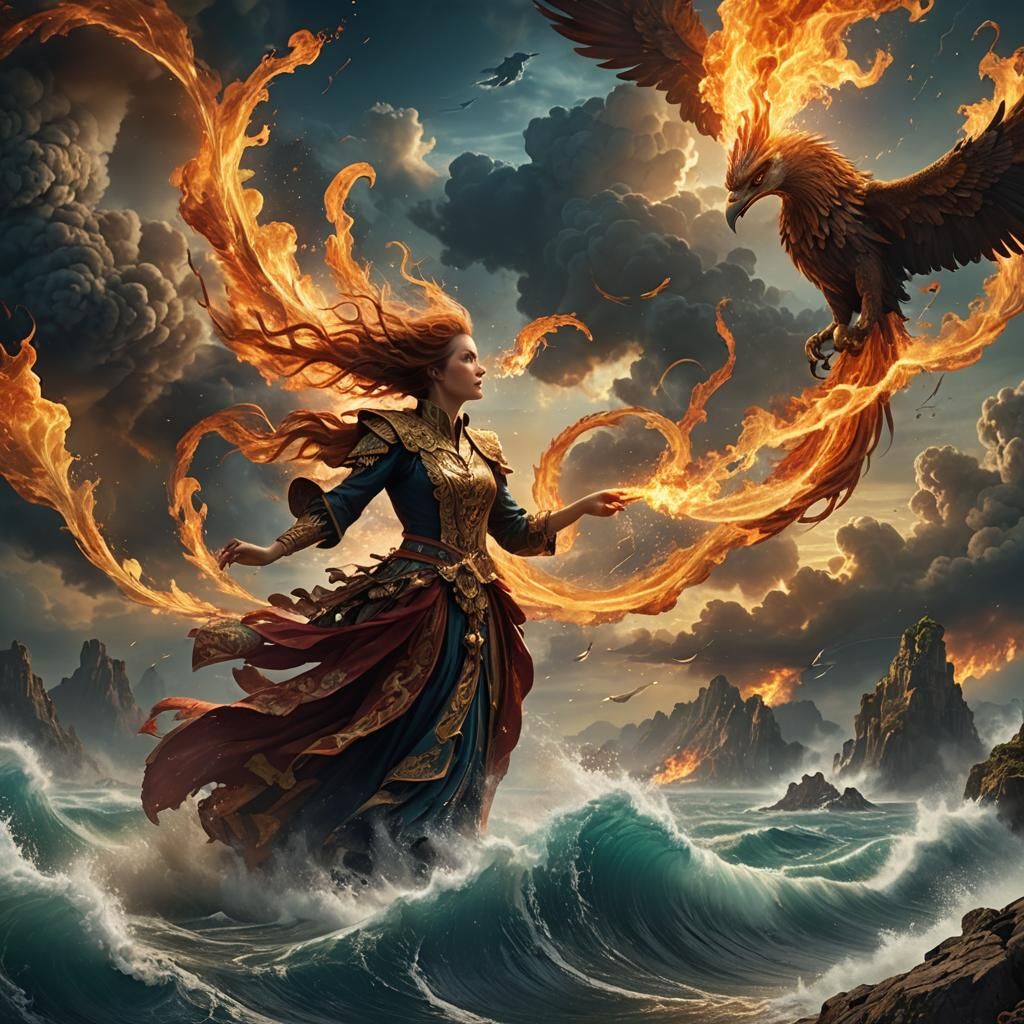 Elemental Gods Create the Earth