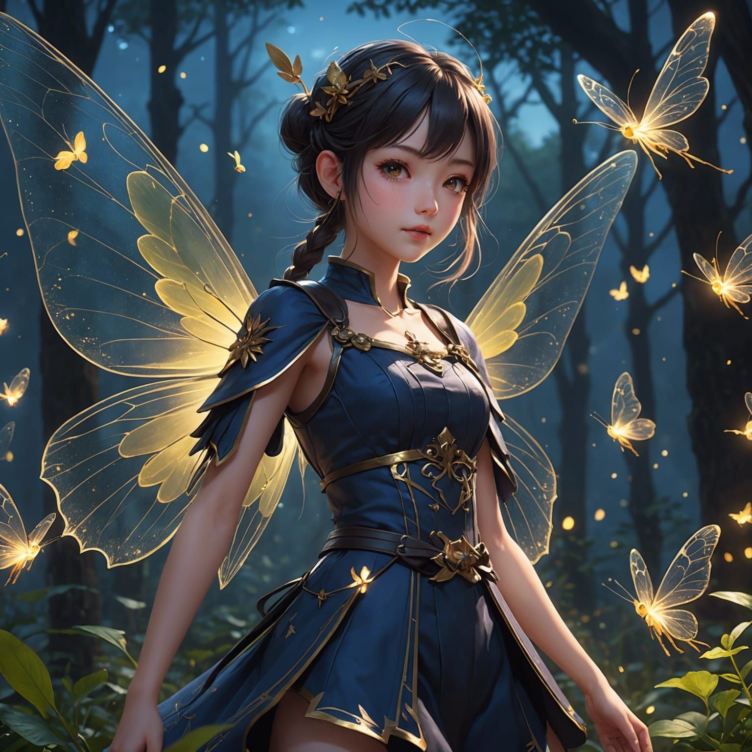 Anime Fairies: Flights, Fights, and Fireflies in 3D