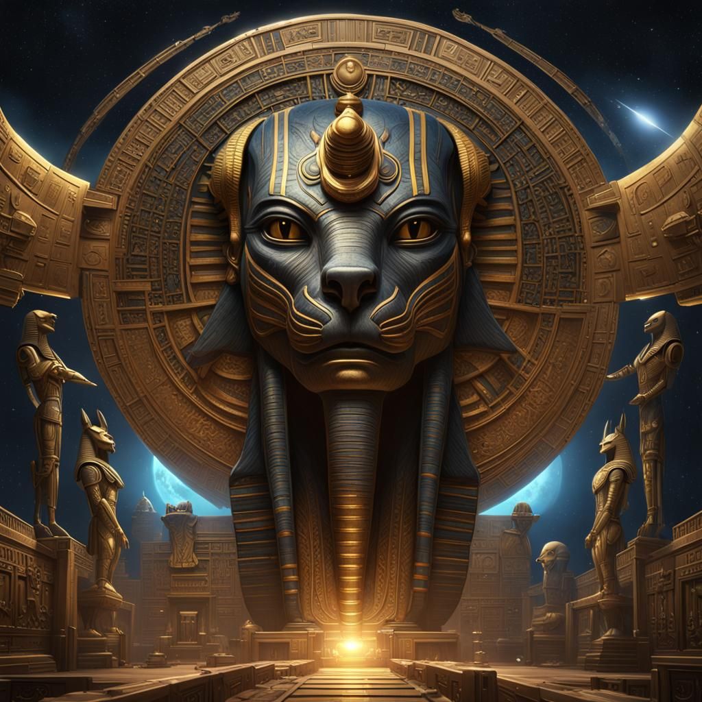 Egyptian Gods in Space: A Dark Fantasy Concept
