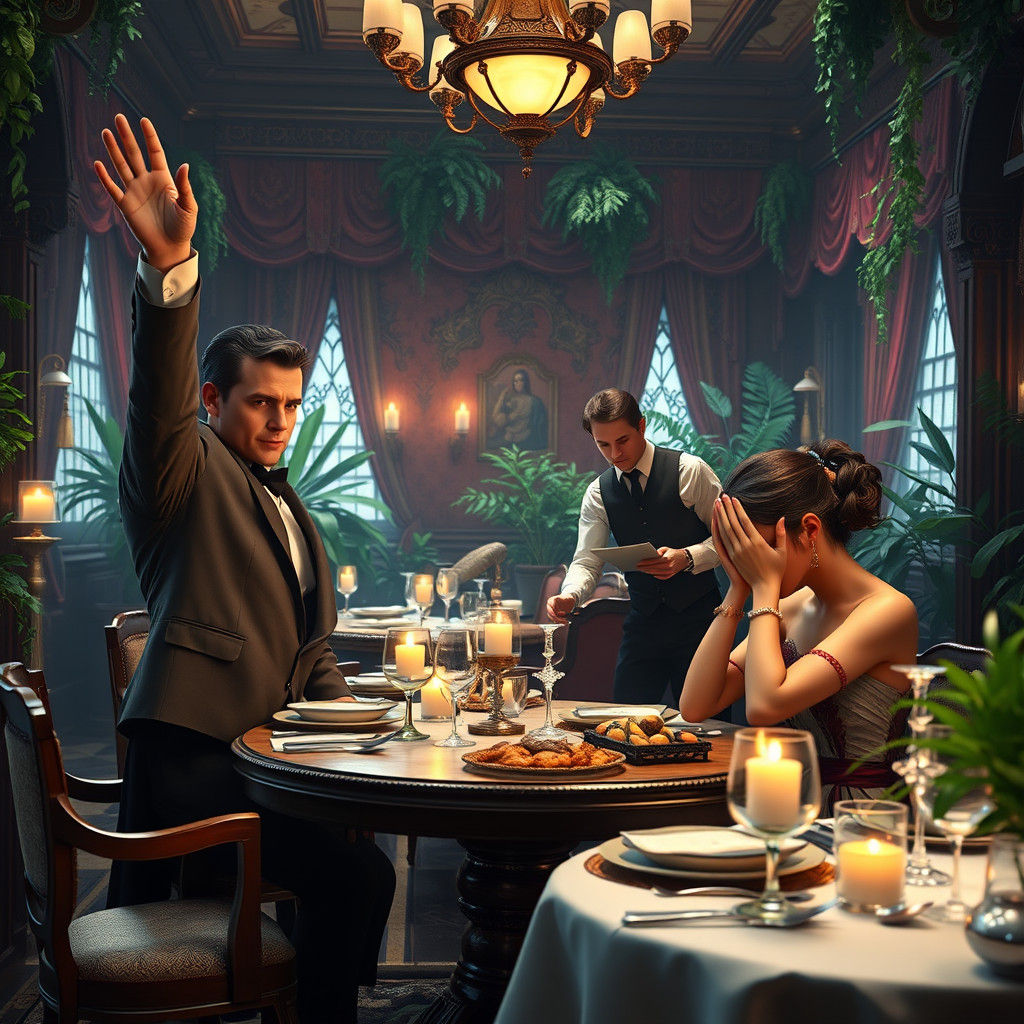 Awkward Dinner Party in High Fantasy Restaurant