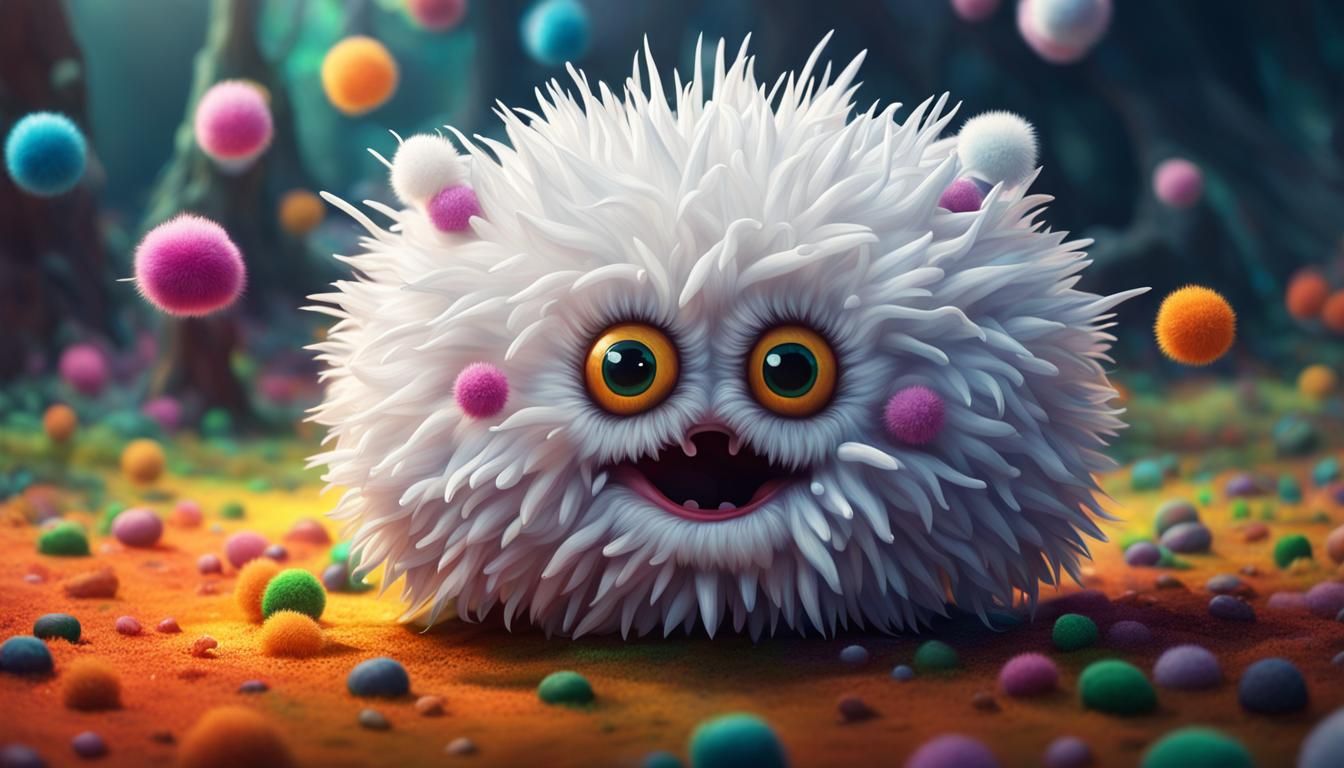 Hyperrealistic Googly-Eyed URL Creatures as Splash Art