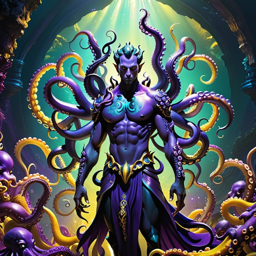 Simic Hybrid Concept Art in Dark Fantasy Style