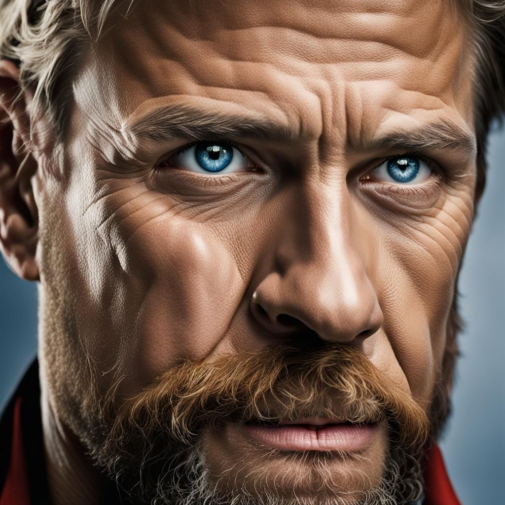 Professional Portrait of Thor in Studio Lighting