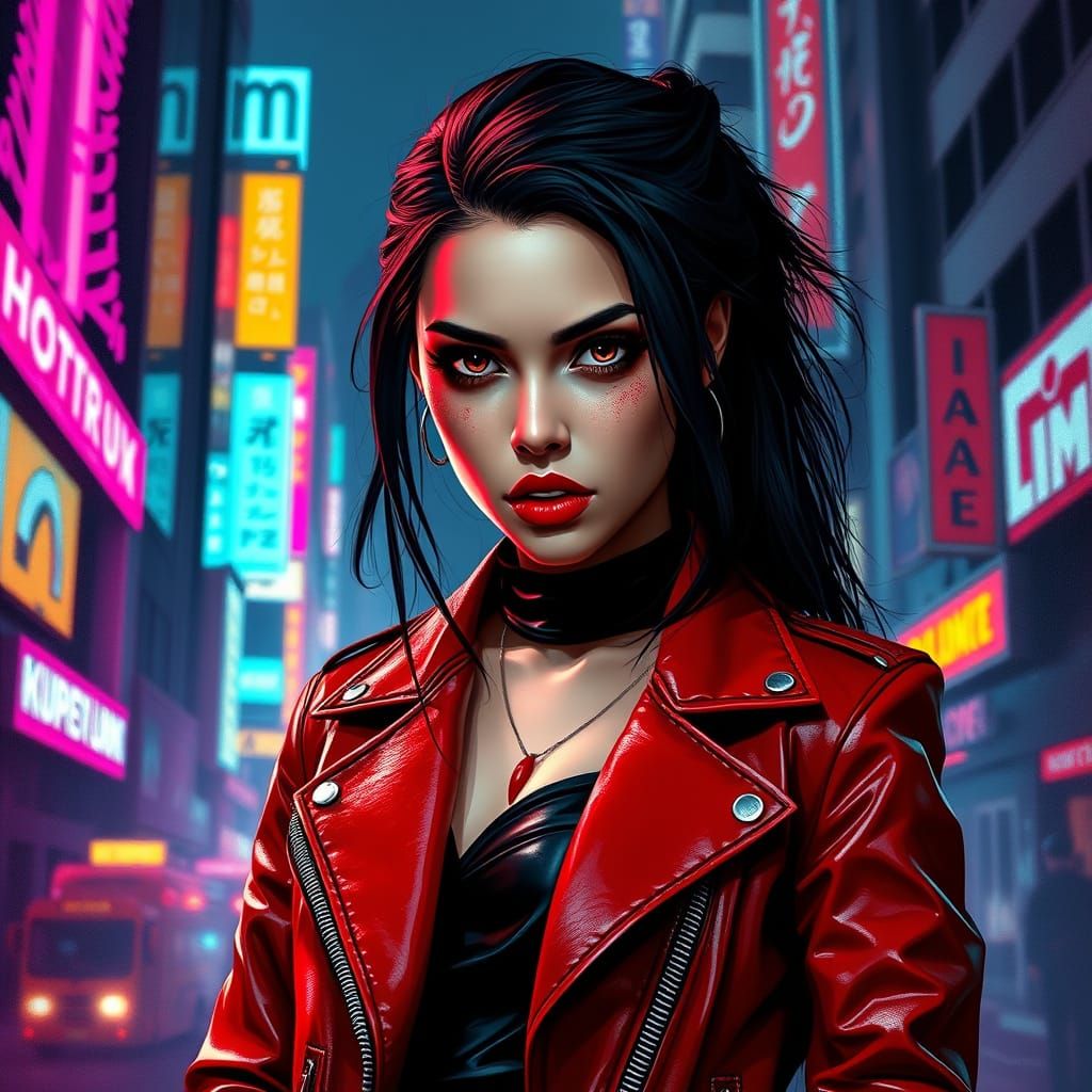 Gothic Goddess of the Nocturnal City