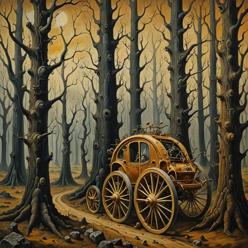 Surreal Creatures on Wheels Inspired by El Bosco