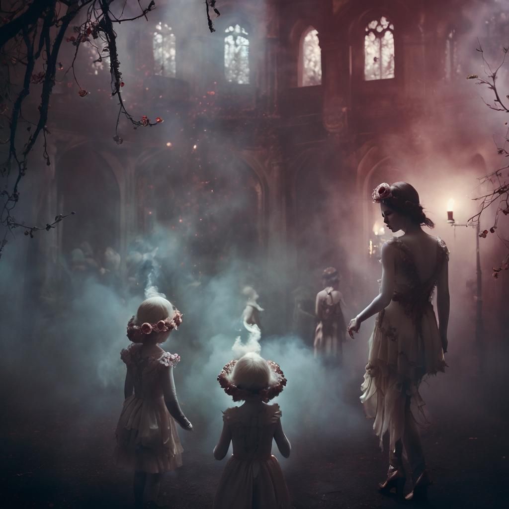 Danse Macabre: Ring Around the Rosie Illustration