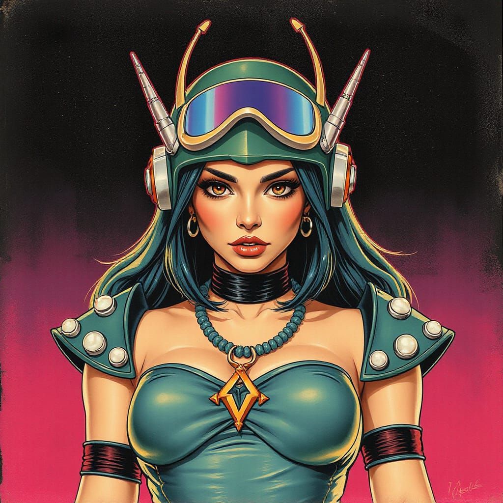 futuristic warrior princess