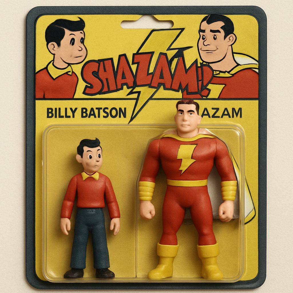 Max Fleischer’s version of Billy Batson and Shazzm as an Act...