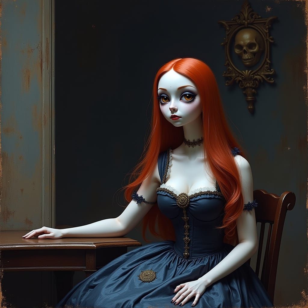 Sally's Portrait in Renaissance Masterpiece Style